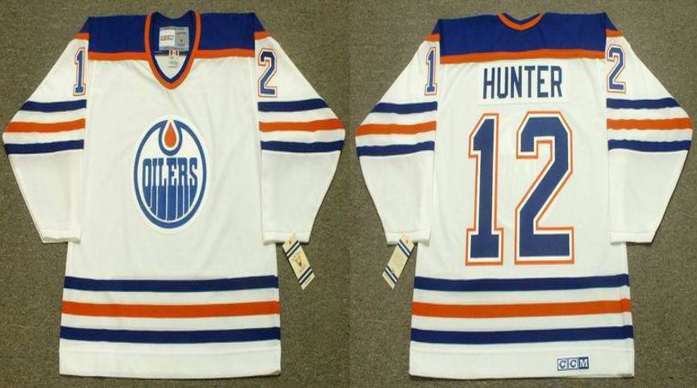 2019 Men Edmonton Oilers #12 Hunter White CCM NHL jerseys->edmonton oilers->NHL Jersey